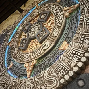 the sundial on the wall