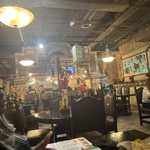a man in a restaurant