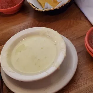 The cheese dip is exemplar.