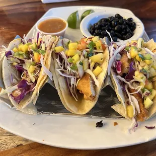 Vegan tacos de pescado