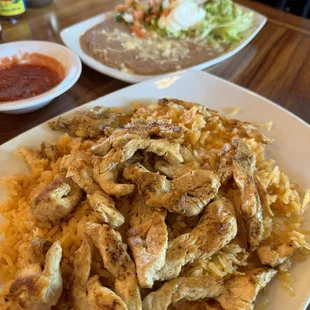 Pollo Jalisco--very large portion