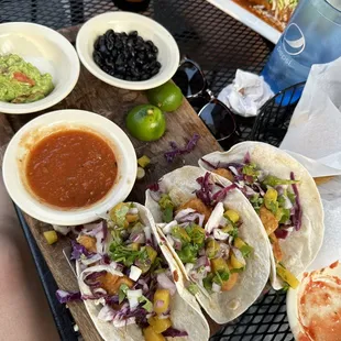 vegan tacos de pescado