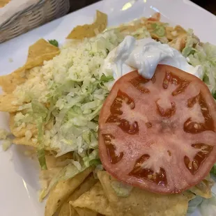 These are supposed to be chicken nachos.