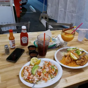 Food was delicious and their mango margarita was the best I had the right amount of liquor man that I get messed up.