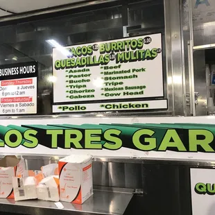 a sign for a restaurant
