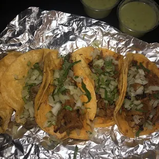 Al pastor &amp; asada tacos