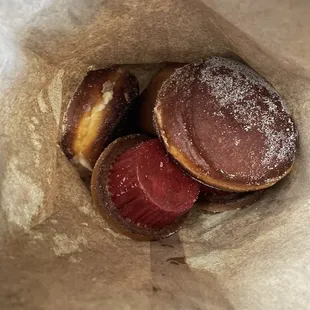 Donuts and mantecadas mixed together