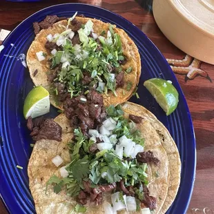 Beef tacos!! Yummy!!
