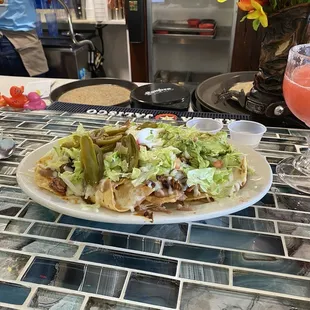 Pork Nachos were excellent and very satisfying