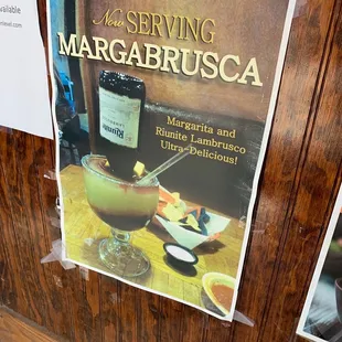  menu for margarita