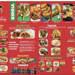 the menu
