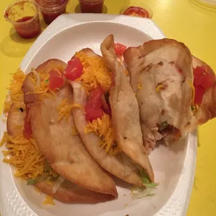 Crispy chicken taco!