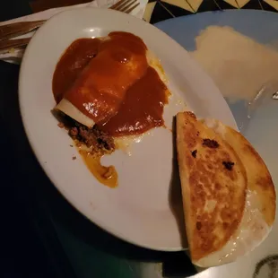 Children&apos;s menu - enchilada/quesadilla