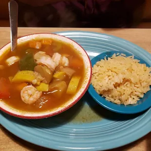 Shrimp soup..