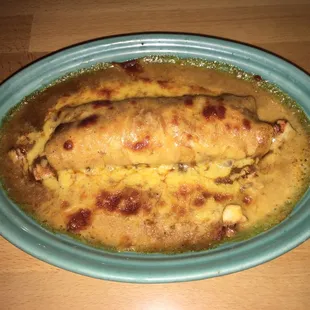 Chicken enchilada, a la carte.