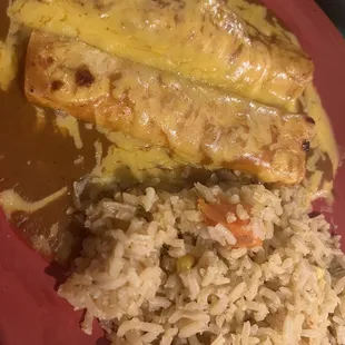 Cheese enchiladas