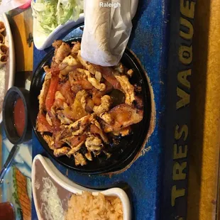 Chicken fajitas!