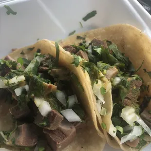 Lengua tacos