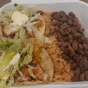 shrimp tacos