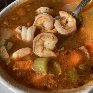 CALDO de camaron  shrimp soup