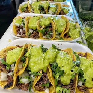 Tacos de guacamole Valdes