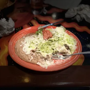 Chimichanga really good flavor