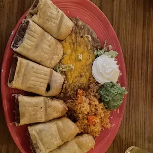 Beef flautas