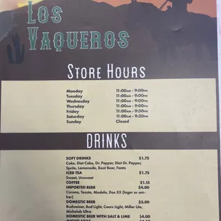 Menu!