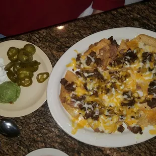 Beef fajita nachos.