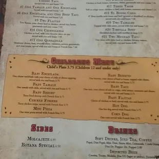 Menu.