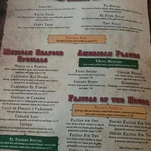 Menu.