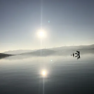 November fishing with no wind.