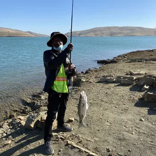 Daddy with a Great catch