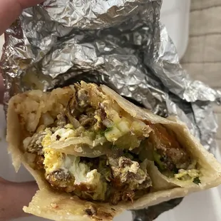 Carne Asada Breakfast Burrito