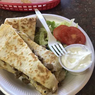 Stake quesadillas