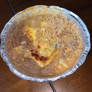 Kids meal cheese enchilada