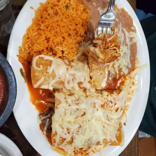 Enchiladas roja