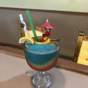 32oz rainbow  margarita