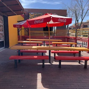 Outdoor seating