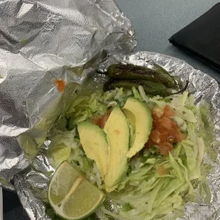 Salad is always great