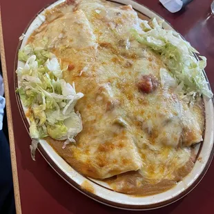 Three burrito combo