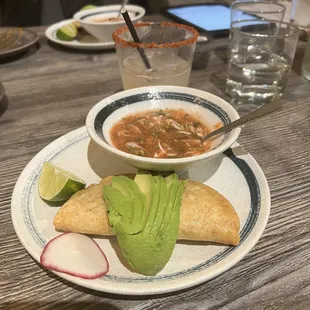 Taco de camarón