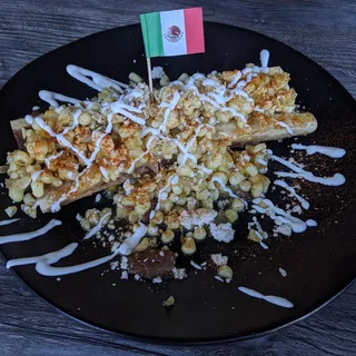 Tuétano con Esquites