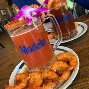 Michelada with Beer