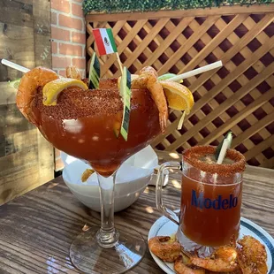 Mega Michelada / Los Yaquis ($30) &amp; Michelada / Los Yaquis ($17)