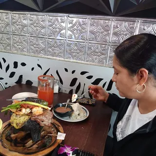 Taco de Carne Asada, chicken or chorizo