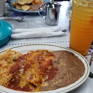 Enchilada dinner
