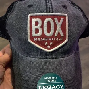 Mark Box&apos;s baseball cap