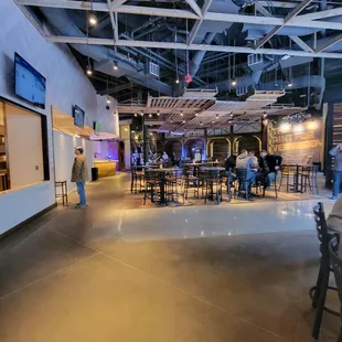 the interior of a restaurant