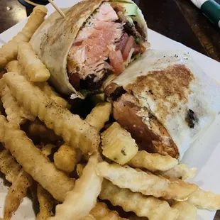 Salmon BLT Wrap was delicious!